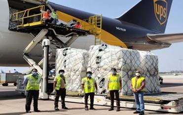 UPS increased more than 200 flights in April