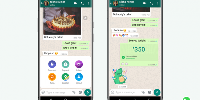 WhatsApp introduced Payments feature in India