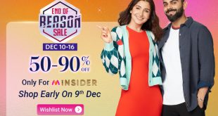 Styles from leading brands at Myntra