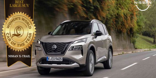 Nissan X-Trail crowned Best Large SUV 2023 by Women's World Car of the Year 2023