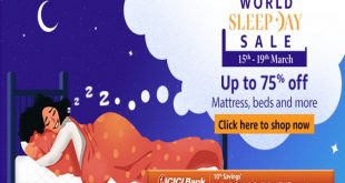 Shop from the World Sleep Day Sale from March 15 to 19 with Amazon.in