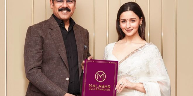 Malabar Gold and Diamonds signs actress Alia Bhatt as its new brand ambassador