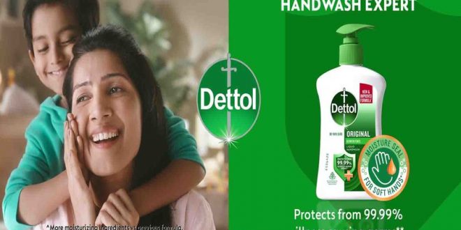 New Dettol Liquid Handwash with Moisture Seal formula provides 99.99% protection