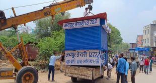 Strict action against encroachment of Corporation Heritage: 4 truck goods seized, 20 thousand carrying charges collected