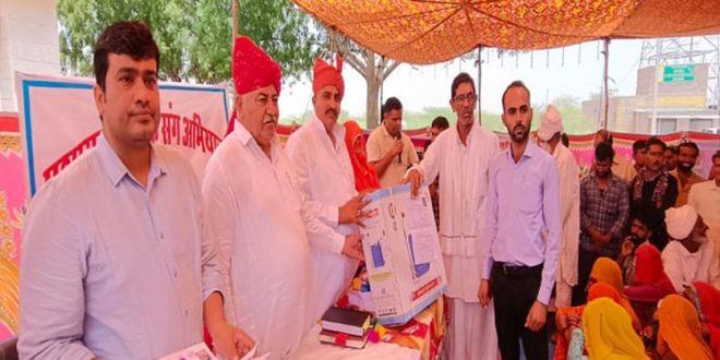 Minority Affairs Minister inspected inflation relief camp in Jaisalmer