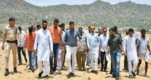 Land marked for MICE Center and International Golf Course in Pushkar, officials of RTDC management inspected the spot