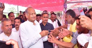 Chief Minister's aerial survey, Chief Minister met the affected people of Biparjoy in Barmer