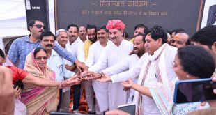 Social Justice and Empowerment Minister laid the foundation stone and inaugurated road construction work and other development works in Alwar