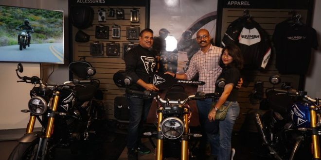 First batch of Triumph Speed ​​400 bikes delivered in Jaipur