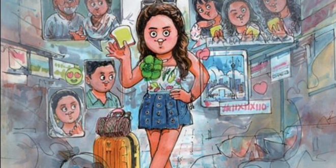 Anushka Sen reposts the iconic Amul India shoutout for her show, Dil Dosti Dilemma! Something big!*