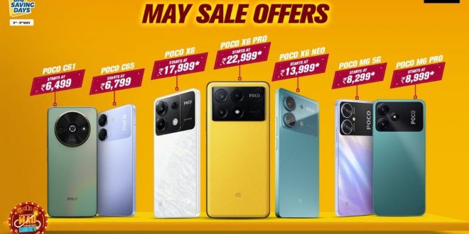 Poco offers attractive deals on its best-selling smartphones for May sale