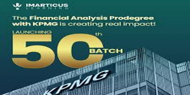Imarticus Learning and KPMG complete Financial Analytics program for 2,300 learners, 50th batch begins