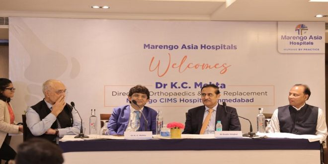 Maringo Asia Hospitals strengthens its orthopedic leadership by partnering with world-renowned orthopedic surgeon Dr. KC Mehta