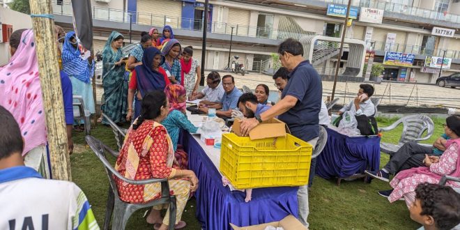 Bharat Vikas Parishad organized a free anemia checkup camp, 216 people were tested