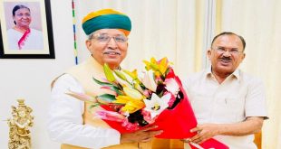 विधानसभा अध्यक्ष ने की केंद्रीय मंत्री अर्जुन राम मेघवाल से शिष्टाचार भेंट