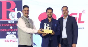 एशियन ग्रैनिटो इंडिया लिमिटेड को इंफ्रा फोकस समिट 2025 में सर्वश्रेष्ठ ब्रांड टाइल्स श्रेणी में सम्मानित किया गया