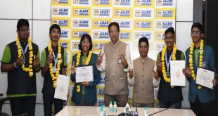 आईजेएसओ में एलन स्टूडेंट्स को एक गोल्ड, दो सिल्वर मेडल