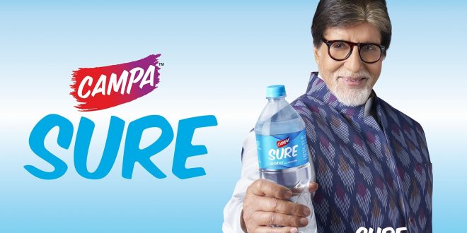 Amitabh Bachchan appointed as the brand ambassador of Campa-Sure packaged water