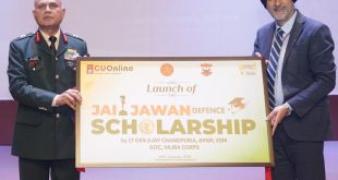 चंडीगढ़ यूनिवर्सिटी ने सशस्त्र बलों के परिजनों के लिए लॉन्च की ‘सीयू ऑनलाइन जय जवान’ डिफेंस स्कॉलरशिप