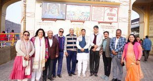 इंडिया स्टोनमार्ट 2026 के सफल आयोजन हेतु आयोजकों ने गोविंद देव जी मंदिर में किए दर्शन