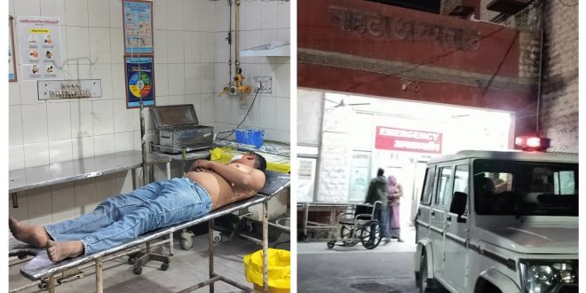 Ambulance driver assaulted in parking lot, injured admitted to hospital