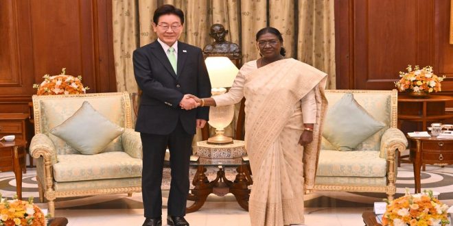President Murmu's life journey is inspiring, thanks for hosting her: Lee Jae Myung