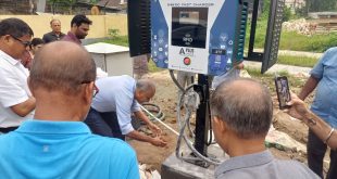 त्रिपुरा में पहला सार्वजनिक इलेक्ट्रिक वाहन चार्जिंग स्टेशन स्थापित किया गया