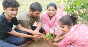 हरियालो राजस्थान अभियान के तहत पन्नाधाय सुरक्षा एवं सम्मान केन्द्र की टीम ने किया वृक्षारोपण