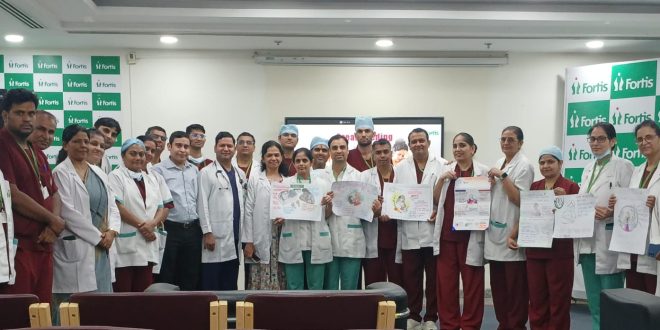 Awareness program organized at Fortis Escorts Hospital on World Breastfeeding Week