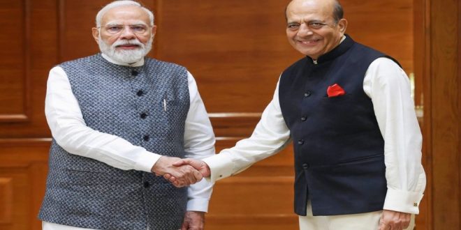 New Delhi: India's High Commissioner to Bangladesh Dinesh Trivedi met Prime Minister Modi, a day after he met Tariq Rahman.