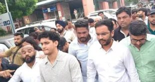 सीजेपी का पार्लियामेंट स्ट्रीट थाने पर प्रदर्शन, सौरव दास बोले-2800 अपराधियों पर क्यों नहीं हुई कार्रवाई
