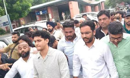 CJP protests at Parliament Street police station, Sourav Das asks why no action has been taken against 2,800 criminals